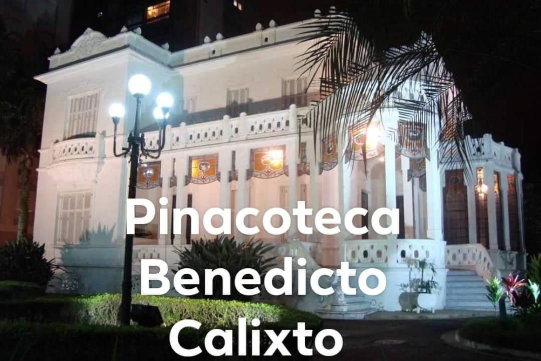 100 Mts Praia Roupa Cama Toalha Banho Wi-Fi Ar Condicionado Portaria 24 Horas Сантос Екстериор снимка