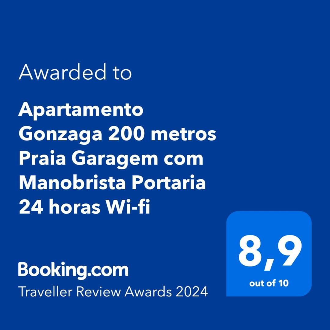 100 Mts Praia Roupa Cama Toalha Banho Wi-Fi Ar Condicionado Portaria 24 Horas Сантос Екстериор снимка
